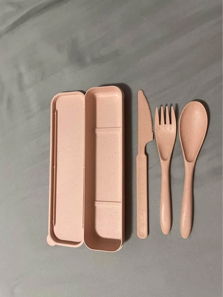 Cutlery Set with Case (Pink) - photo 3