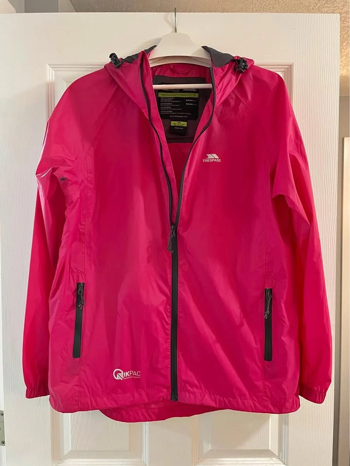 Waterproof Shell - Trespass Qikpac - Unisex L/M - Brand New