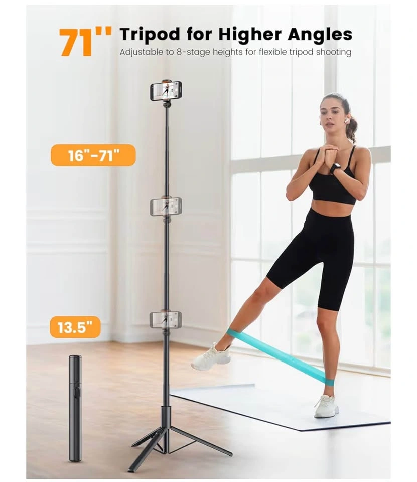 71" Phone Tripod with Remote - photo 2