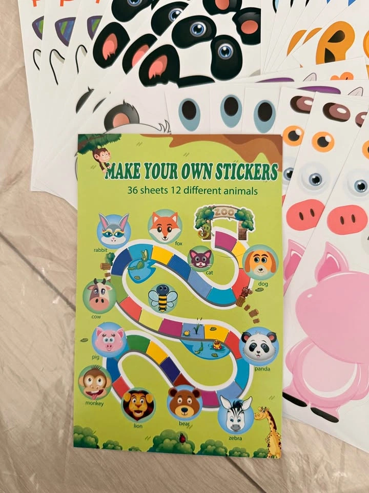 Kids Stickers - Make Your Own Animals