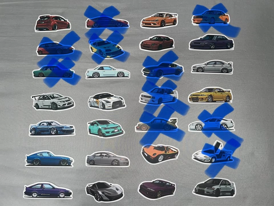 JDM waterproof vinyl stickers - photo 2