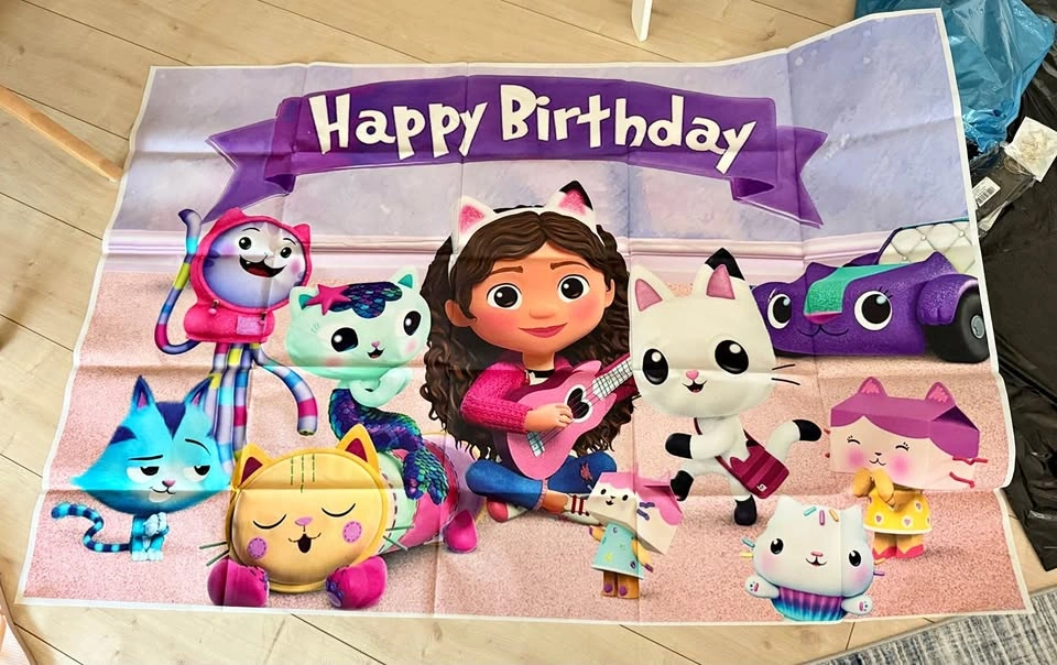 Gabby’s Dollhouse Banner and Balloons