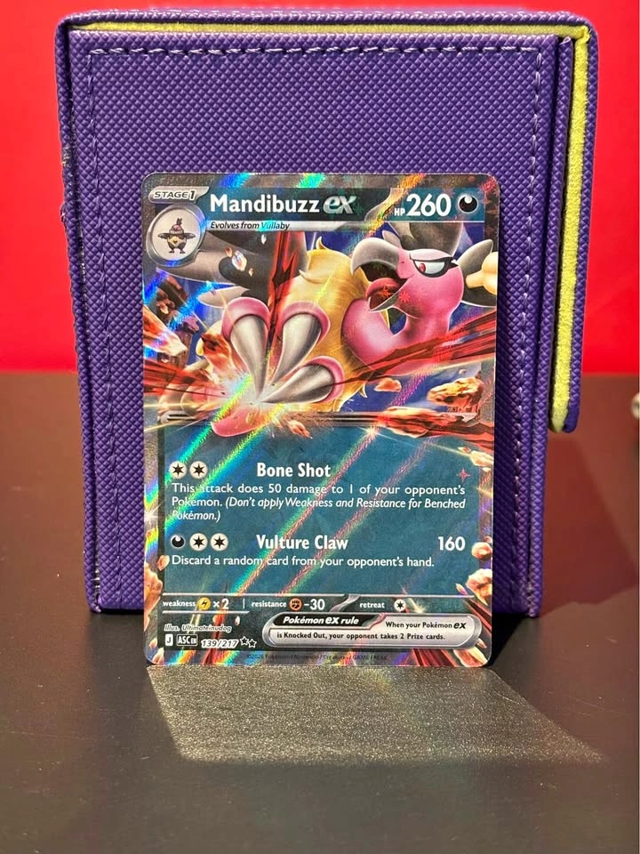 Mandibuzz ex 139/217 Pokemon Card (Ascended Heroes) - NM
