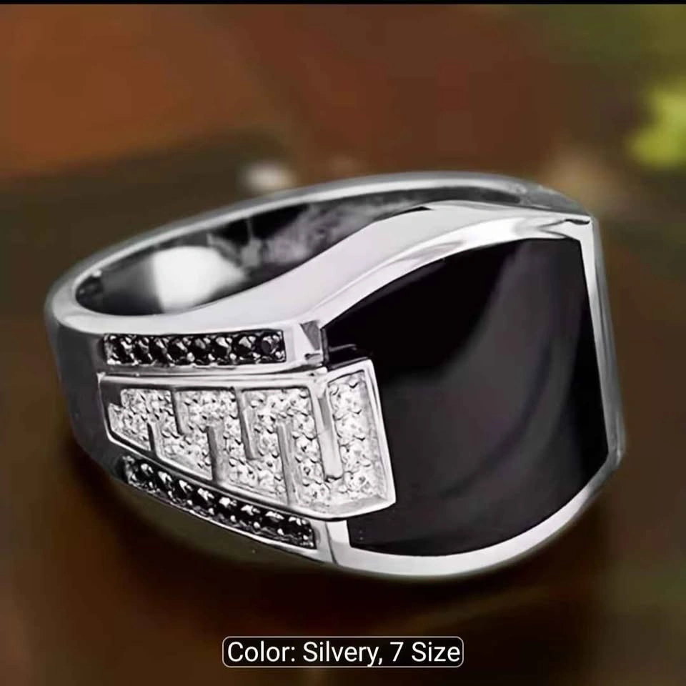 Elegant Men's Fashion Trendy Hip-Hop Ring - photo 2