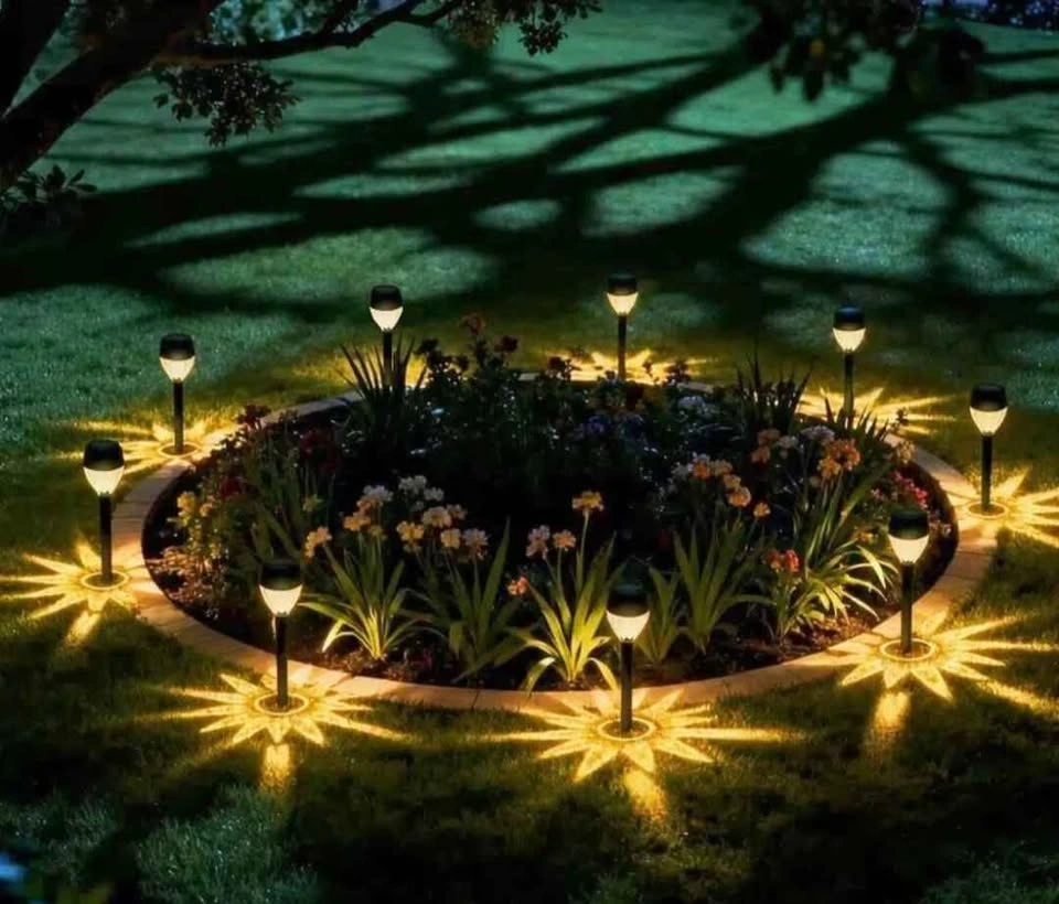 10 Pack Solar Garden Lights for Lawn Pathway Decor - photo 4