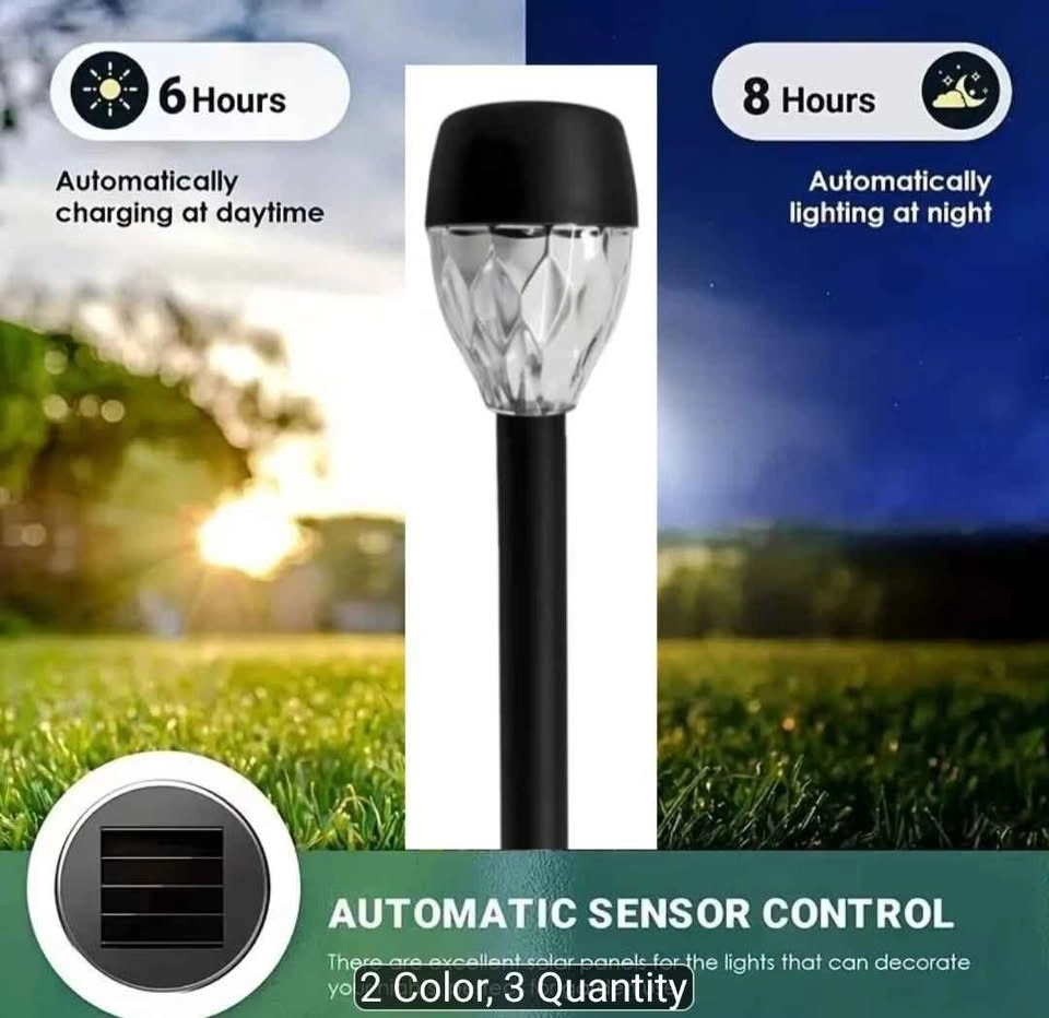 10 Pack Solar Garden Lights for Lawn Pathway Decor - photo 5