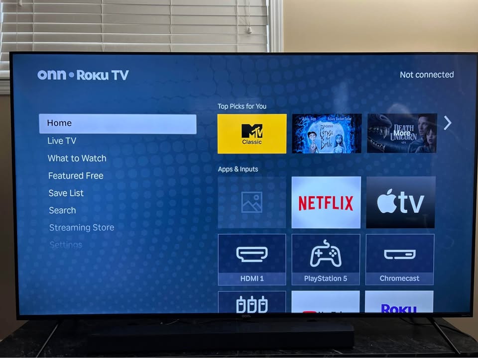 🔥 4K Ultra 70” onn Roku Smart TV with Warrenty🔥 OBO - photo 2