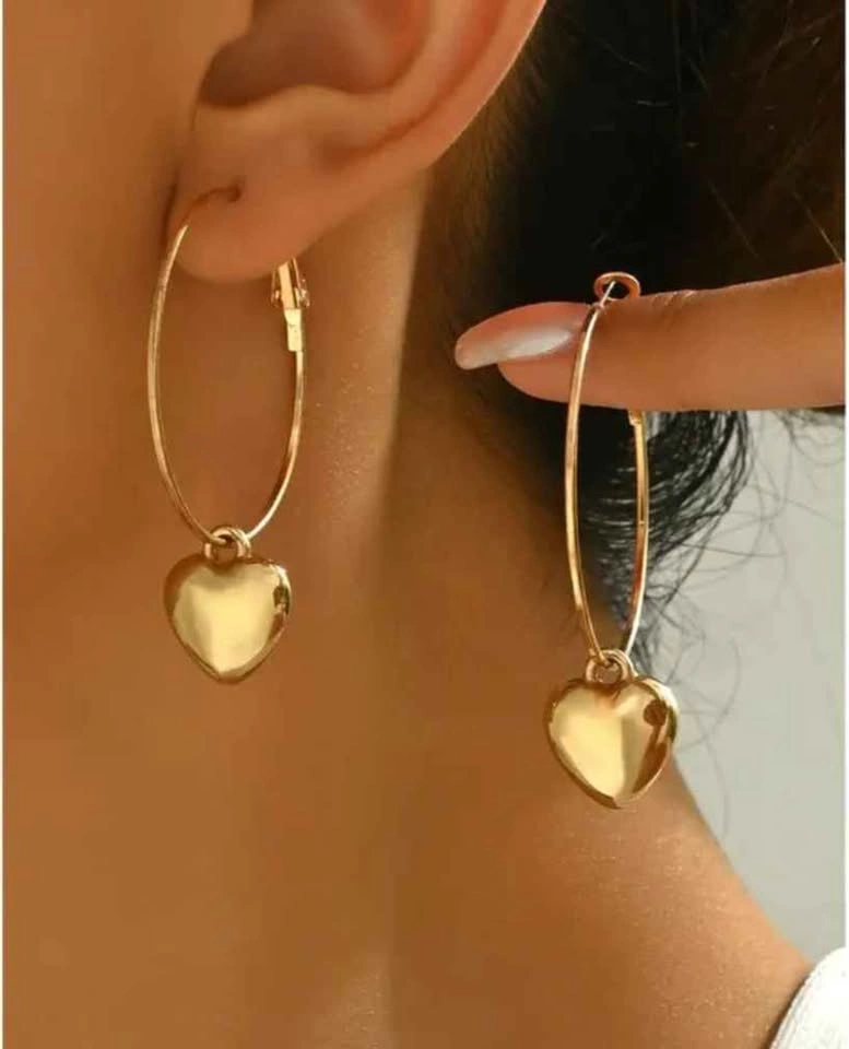 Sweet and Cool Personality Fashion Versatile Creative Heart Pend - photo 2