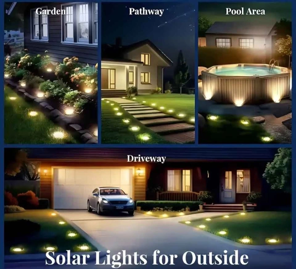 Solar Stainless Steel Ground Lights (10pcs) - photo 4