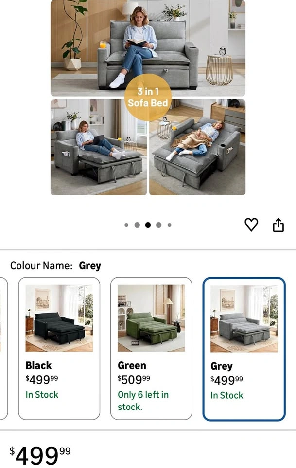 3 in 1 Sofa Bed