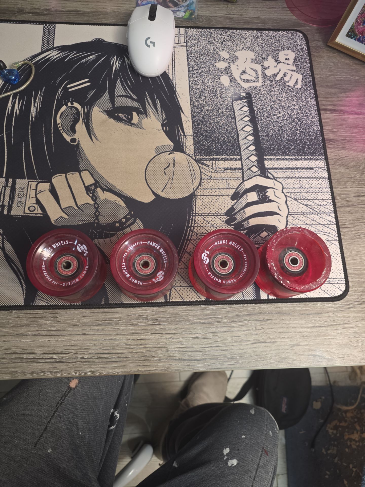 69mm Longboard Wheels 78a Durometer Hawgs Wheels