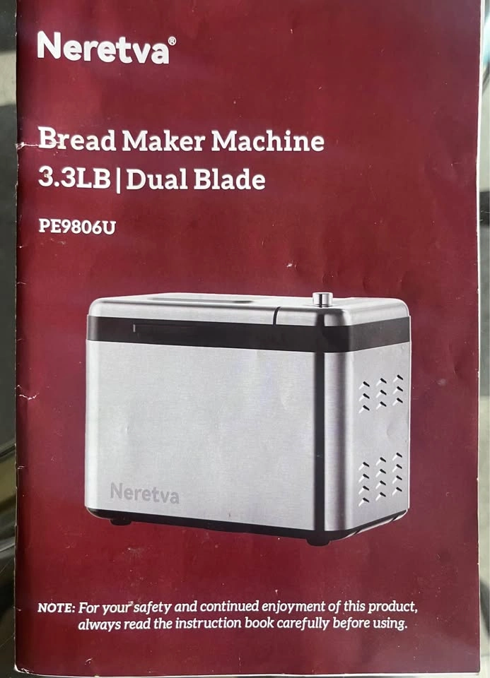 Neretva 3.3LB Bread Maker - Like New - photo 5