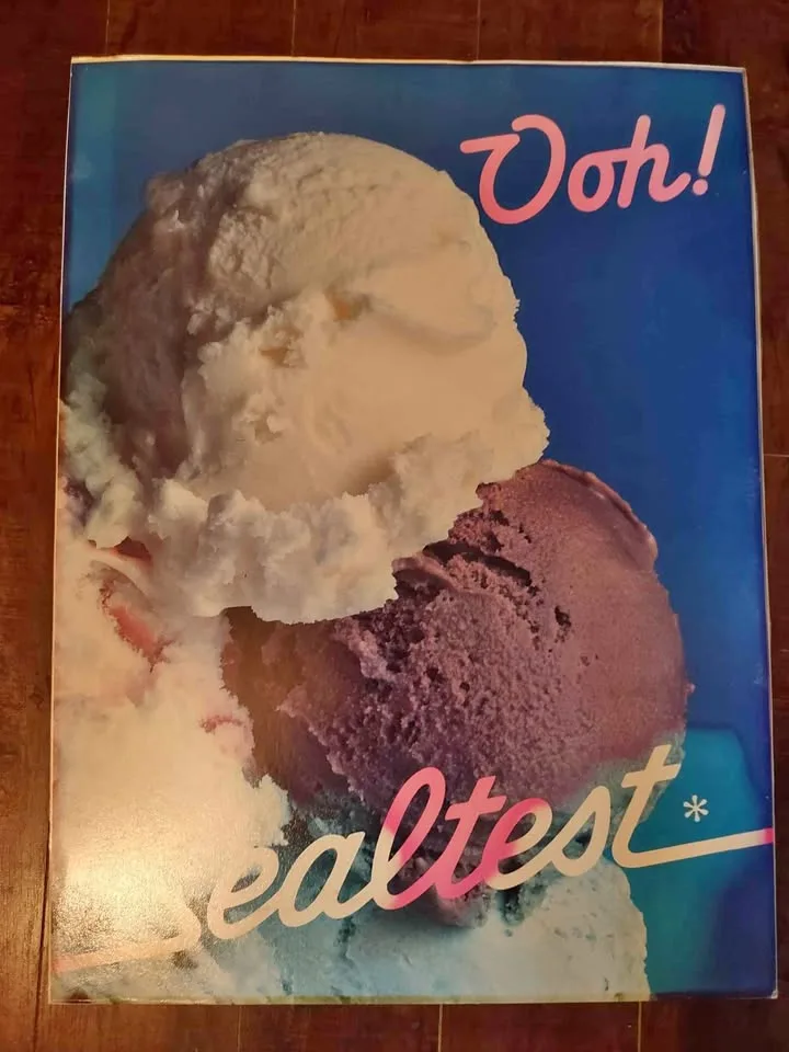 Two vintage Ice Cream Advertising posters thumbnail