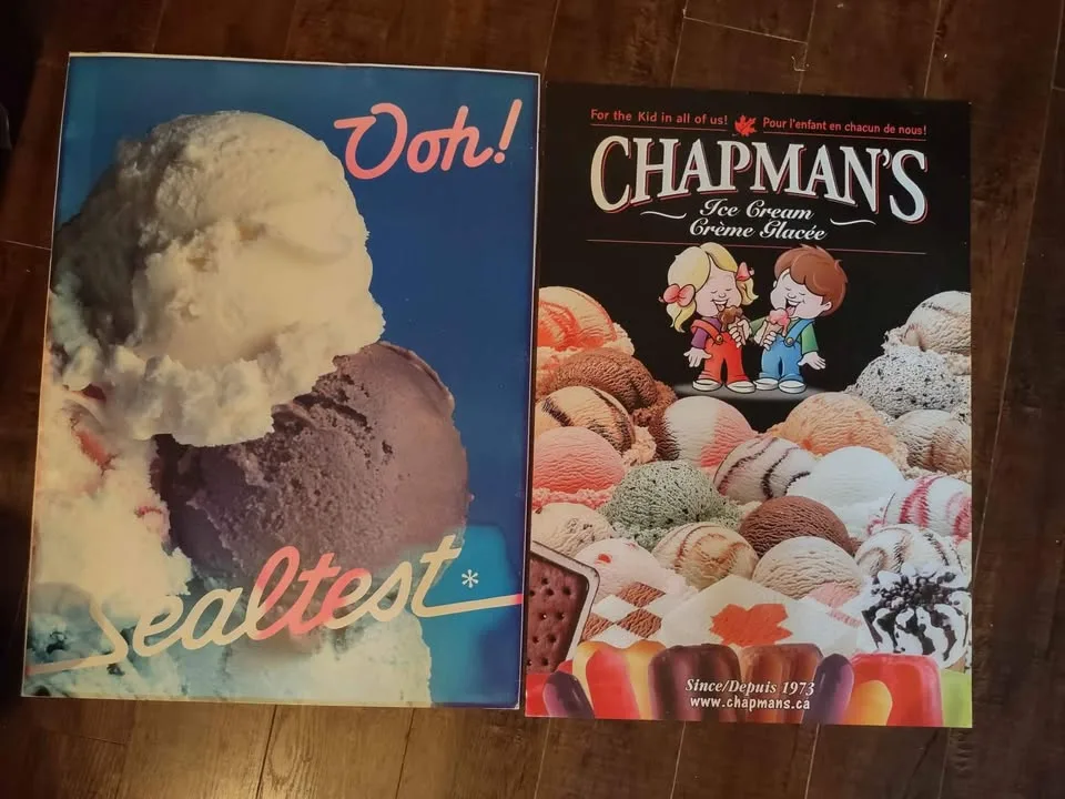 Two vintage Ice Cream Advertising posters image indicator(2)