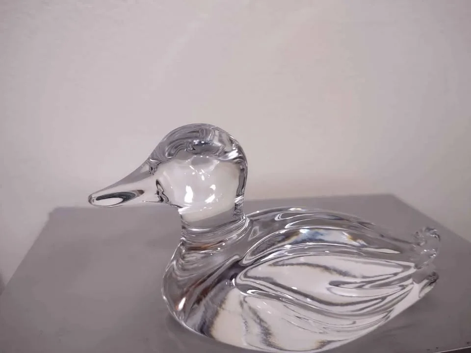 Princess House Lead Crystal Duck Figurine Paperweight image indicator(3)