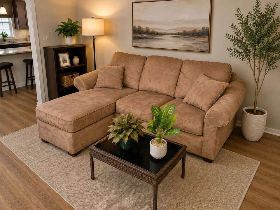 FREE DELIVERY ✅ Urban Barn Brown Sectional Couch
