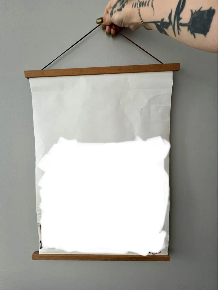 Magnet wooden picture poster frame magnetic hanger moving sale
