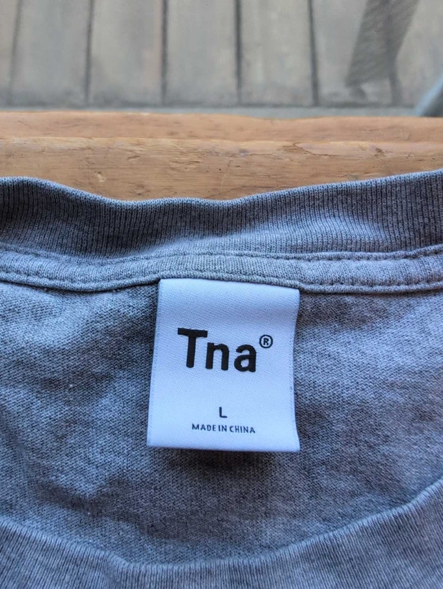 TNA Long Sleeve Shirt Grey - Women's Large - photo 2