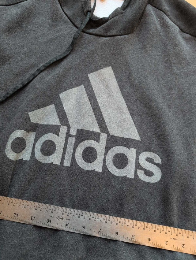 Adidas Hoodie 2XL Mens Dark Grey - photo 3