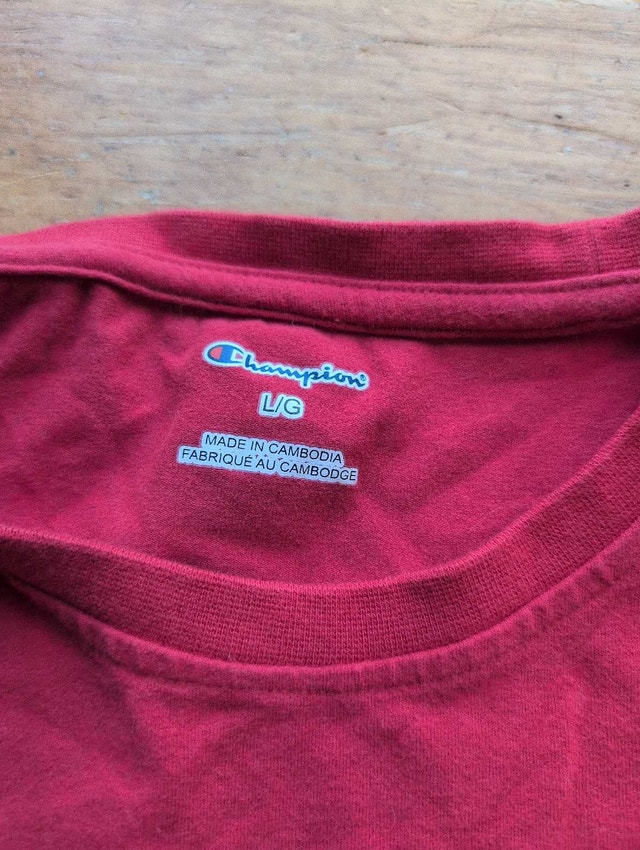 Champion T-Shirt Woman's Large Long - photo 3