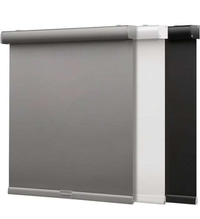 SMONTER Cordless Blackout Roller Shades (Gray)