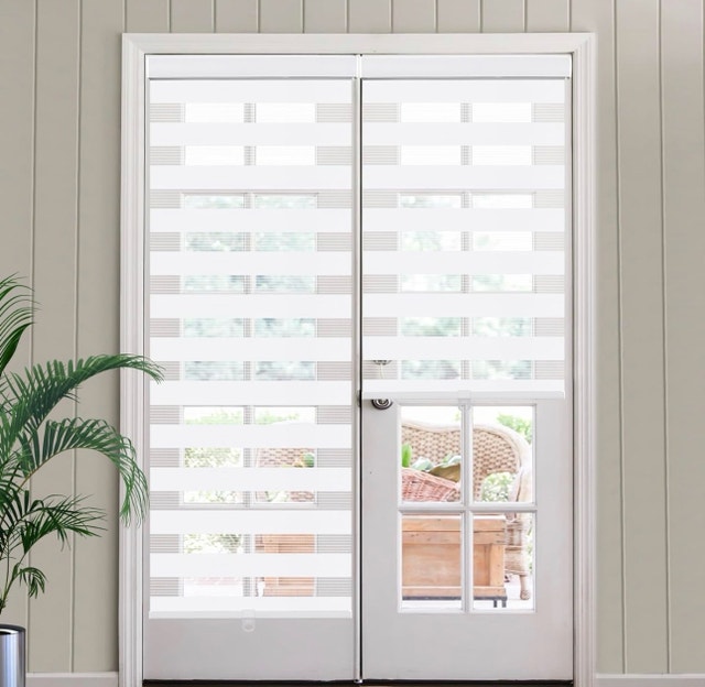 SEEYE Cordless Zebra Blinds for Window