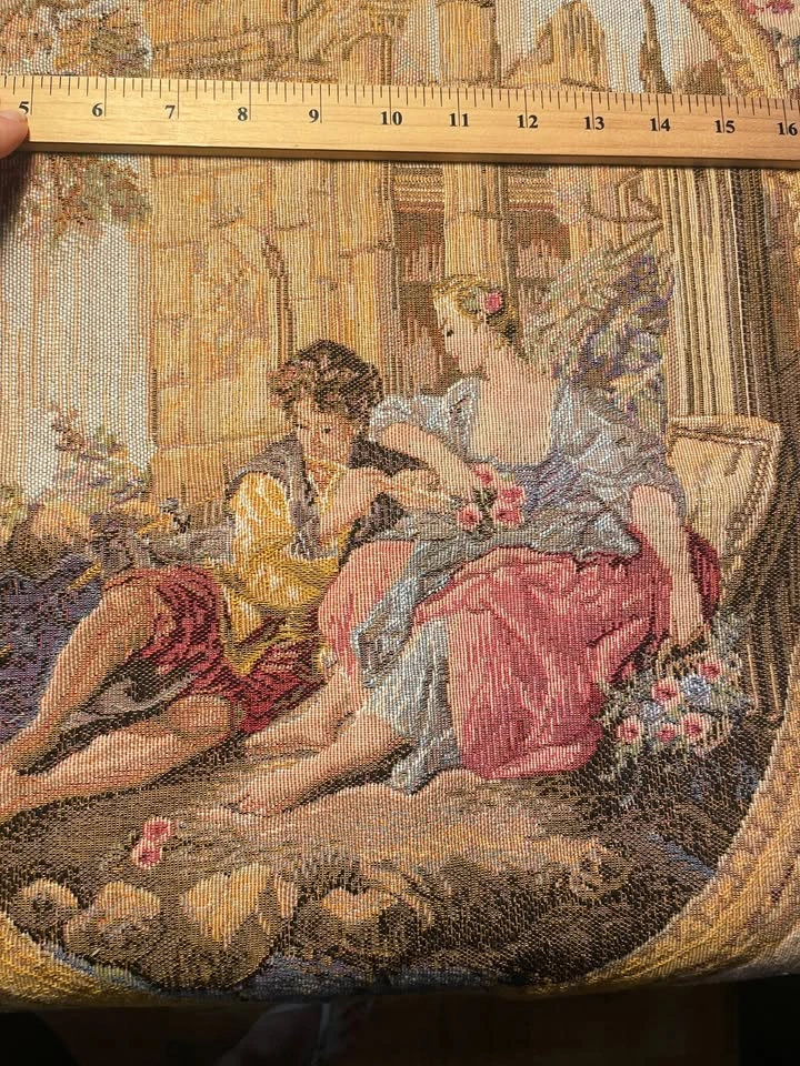 GOBLYS Gobelin French Tapestry Wall Hanging - Romantic Scene - photo 4