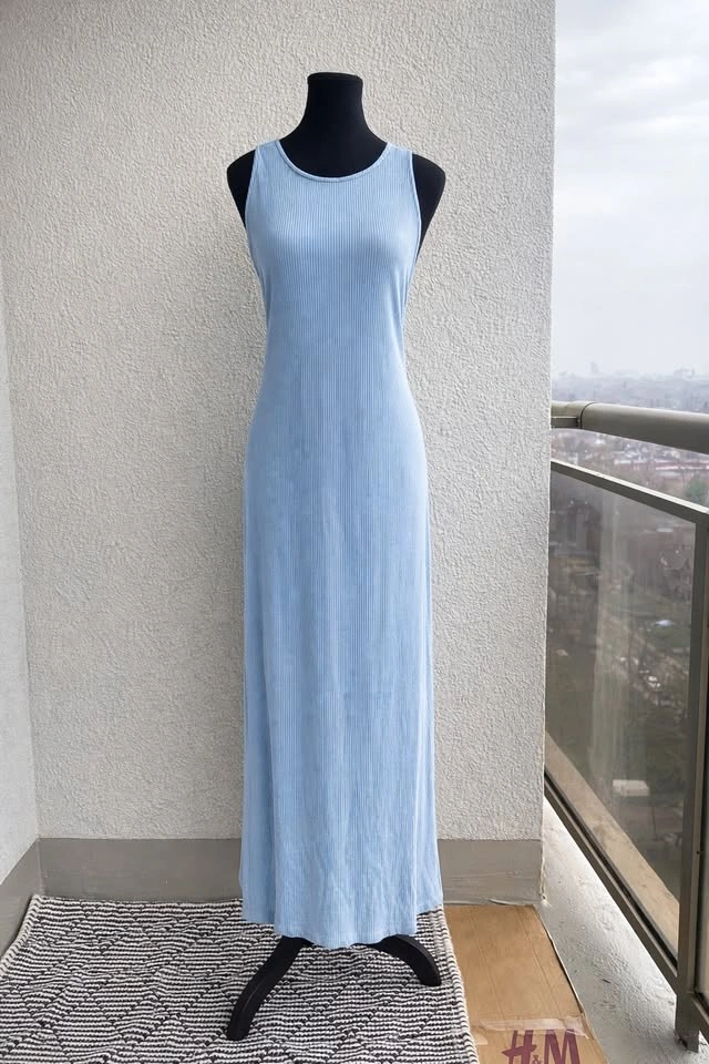 Maxi dress, viscose, ribbed, size XXL or XL - photo 2