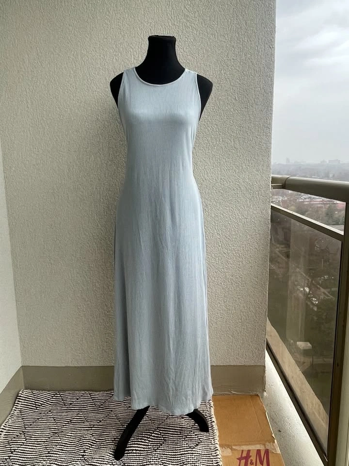 Maxi dress, viscose, ribbed, size XXL or XL - photo 4