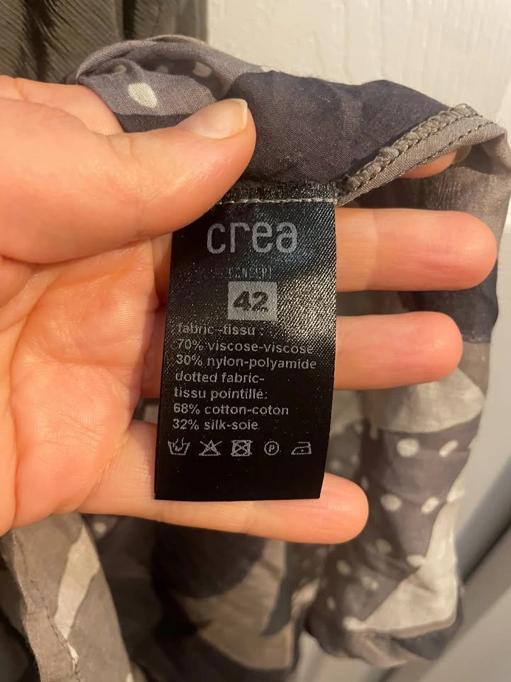 CREA concept Cotton/silk dress, size 42 or M, Made in Turkey - photo 5
