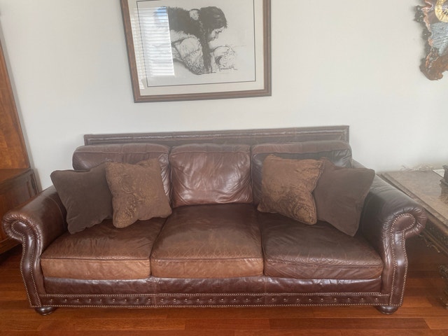 Pending - Leather couches