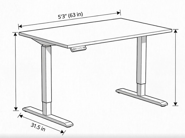 Adjustable Sit/Stand ROL Ergo Desk - photo 2