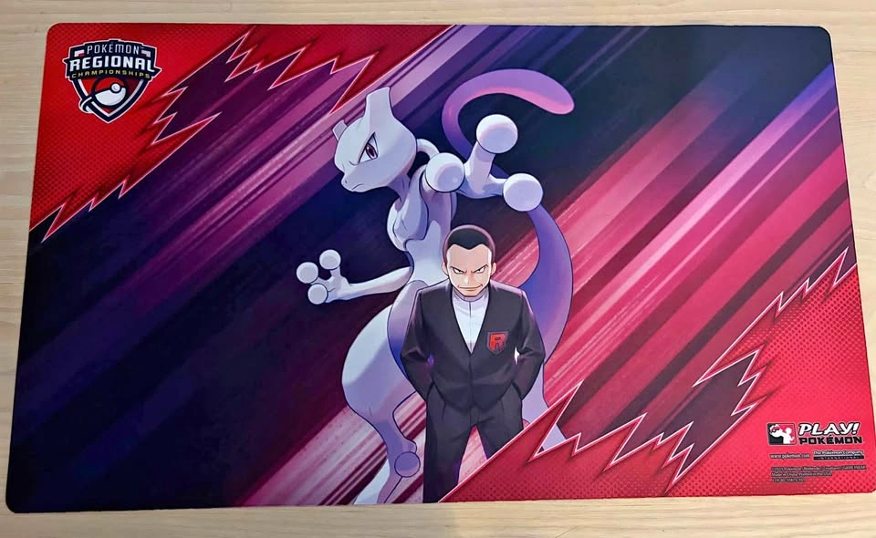 Mewtwo & Giovanni TCG Playmat