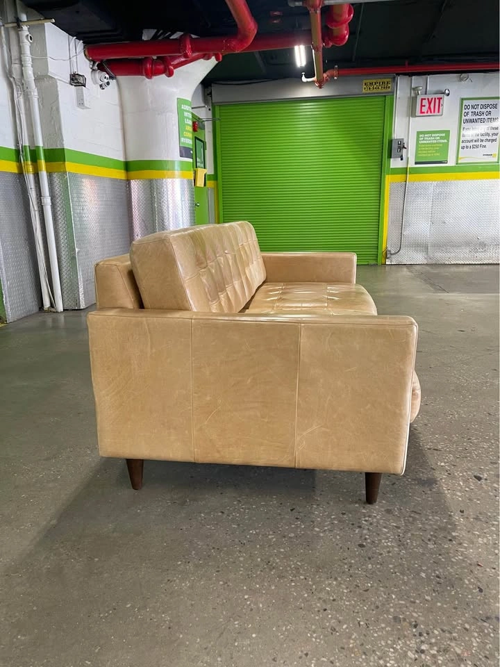 Joybird Eliot Leather Sofa – 85” | Free Delivery - photo 5