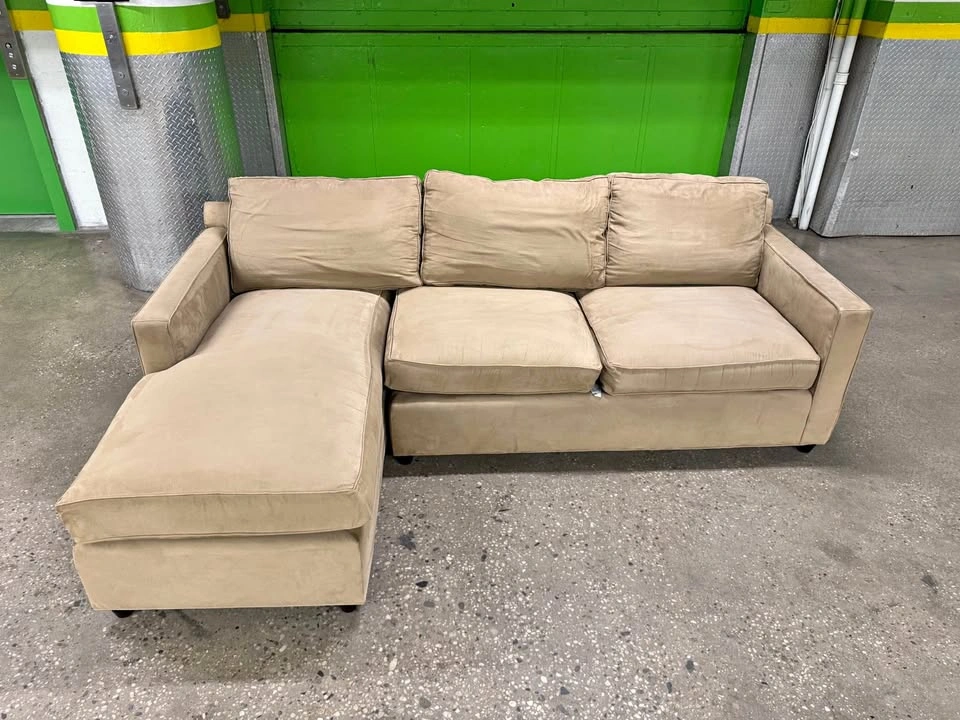 Crate & Barrel Barrett II 2-Piece Sectional Sofa with Chaise