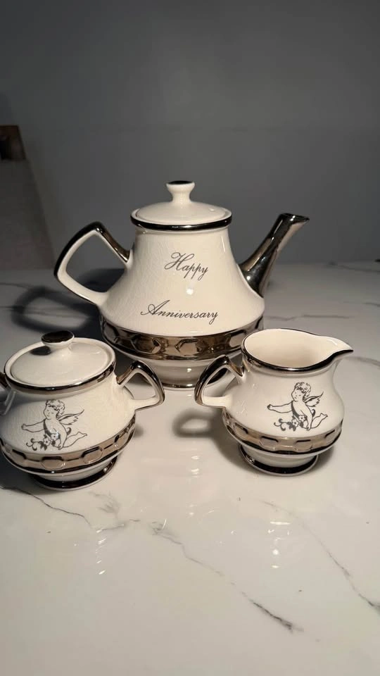 Vintage Gibsons Staffordshire Wedding Anniversary Set - photo 2