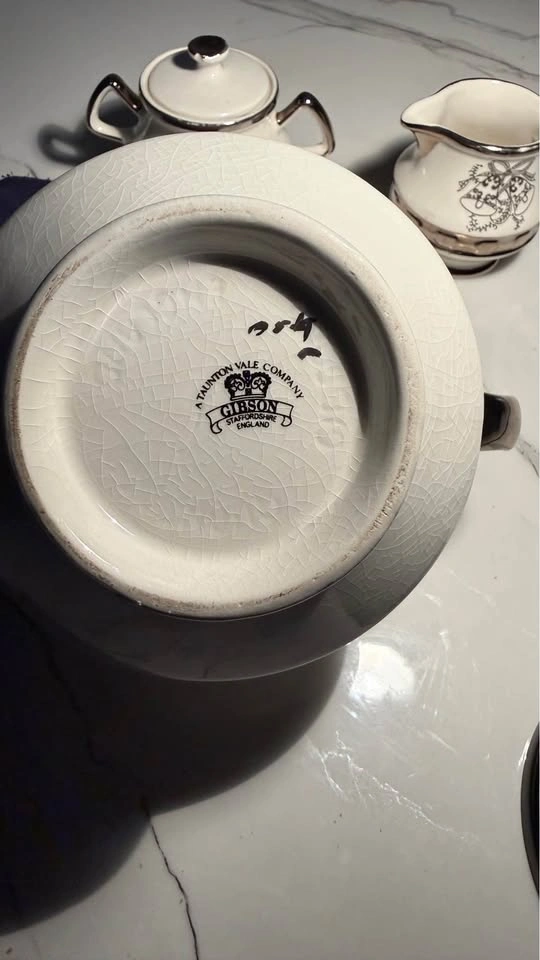 Vintage Gibsons Staffordshire Wedding Anniversary Set - photo 4