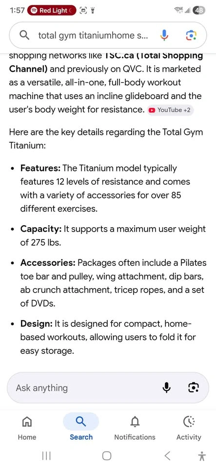 Total Gym Titanium DVD Bundle - photo 3