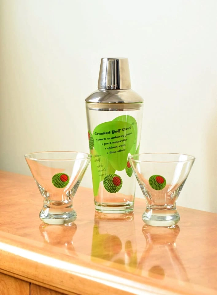Vintage Cocktail Shaker Set