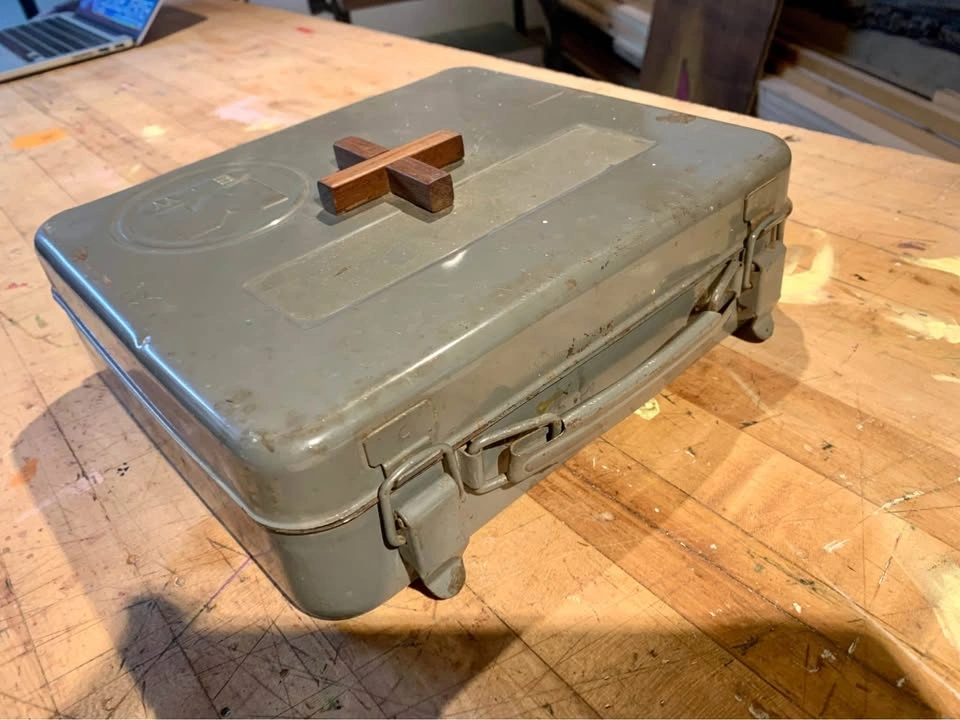Custom Made Industrial Medicine Cabinet First Aid Kit - photo 2