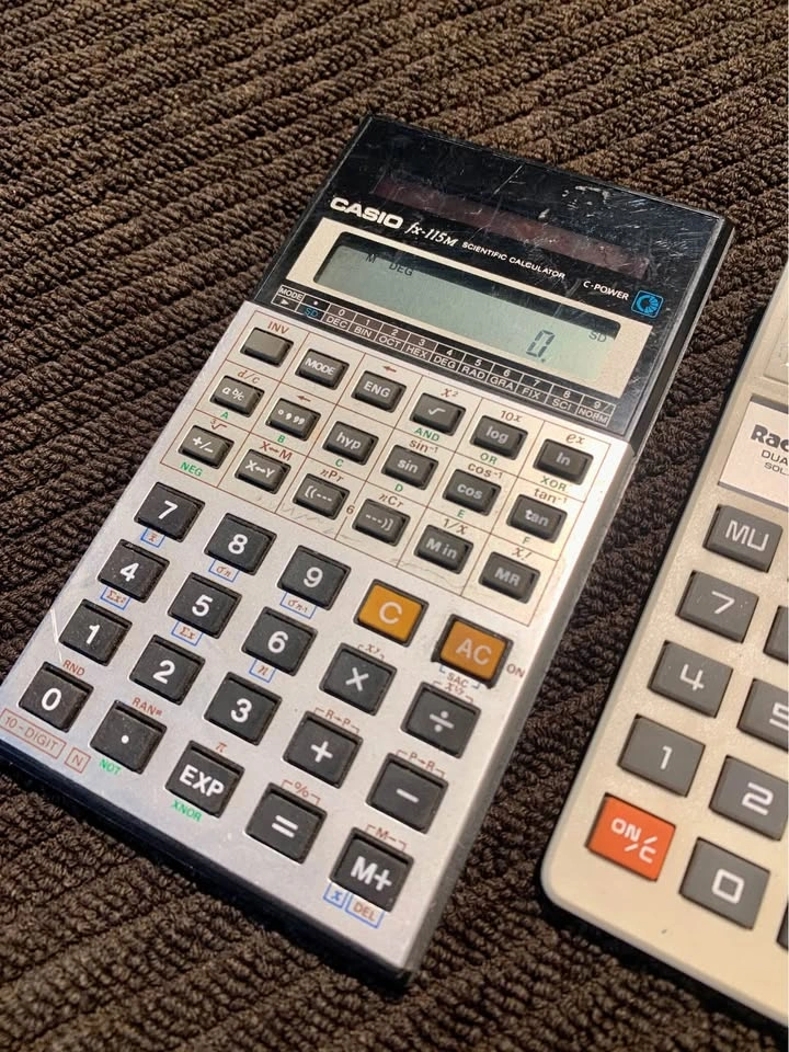 Vintage Calculators - 5 Working & 1 Needs Batteries - photo 2