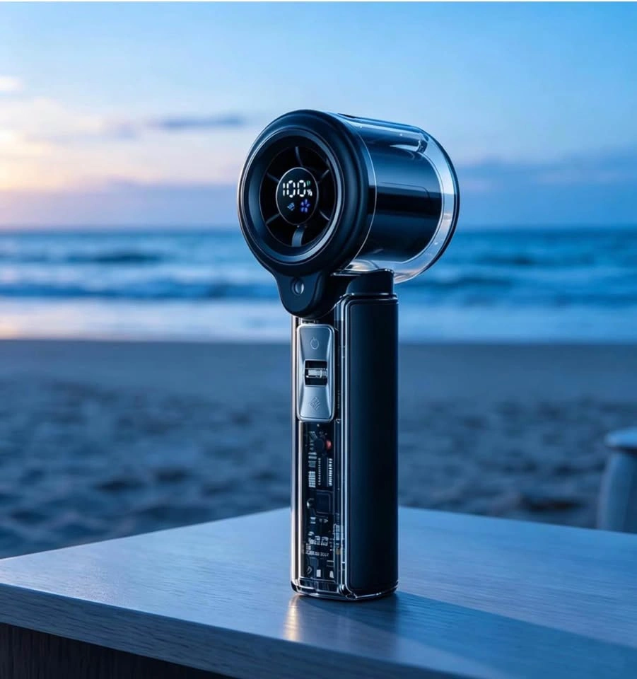 16000 RPM Handheld Fan with Mist Spray - photo 2
