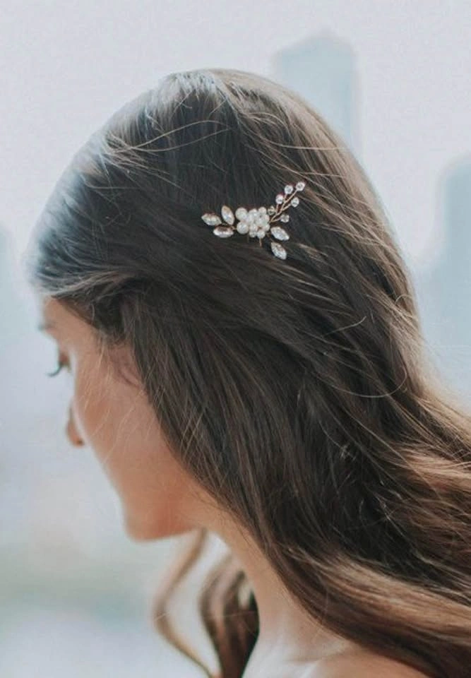 Gold Hair Pins - For weddings, reception - photo 4