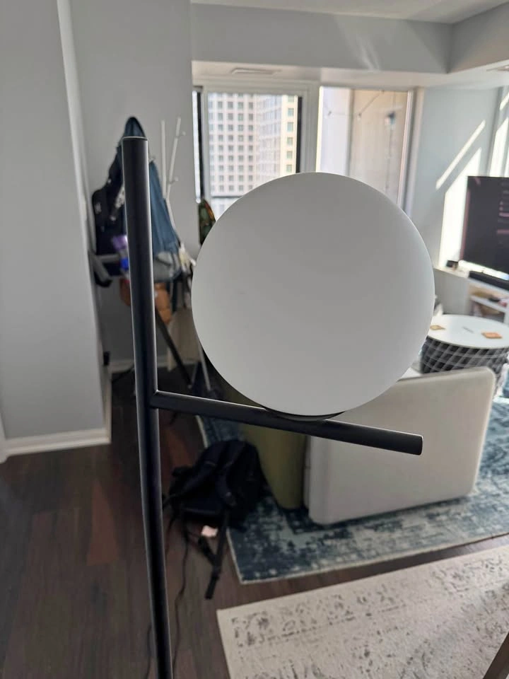 Pair of modern floor lamps