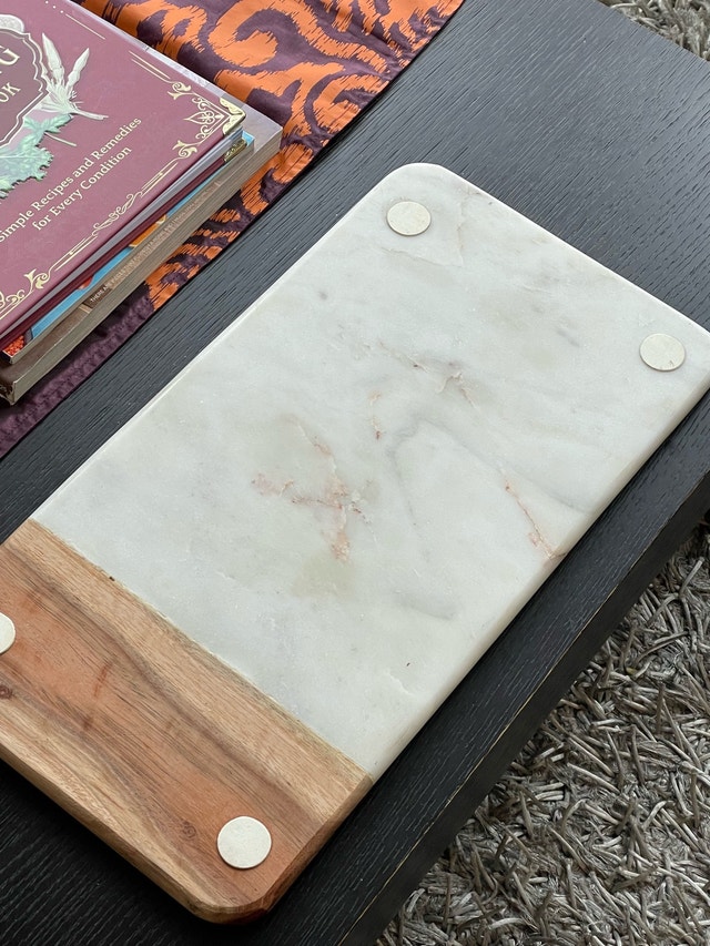 Cheese Board - Wood and Marble - photo 3