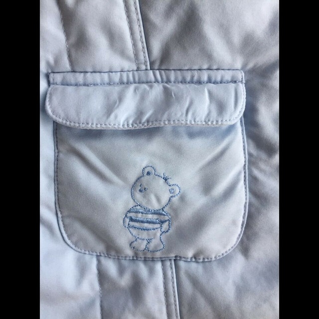 Baby Pramsuit with mitts and booties, 6-12 mths. 74cm - photo 5