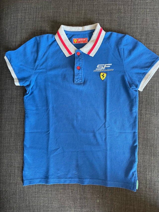 2 Ferrari Polos Size 11/12Y - photo 2