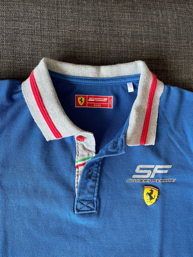 2 Ferrari Polos Size 11/12Y - photo 4