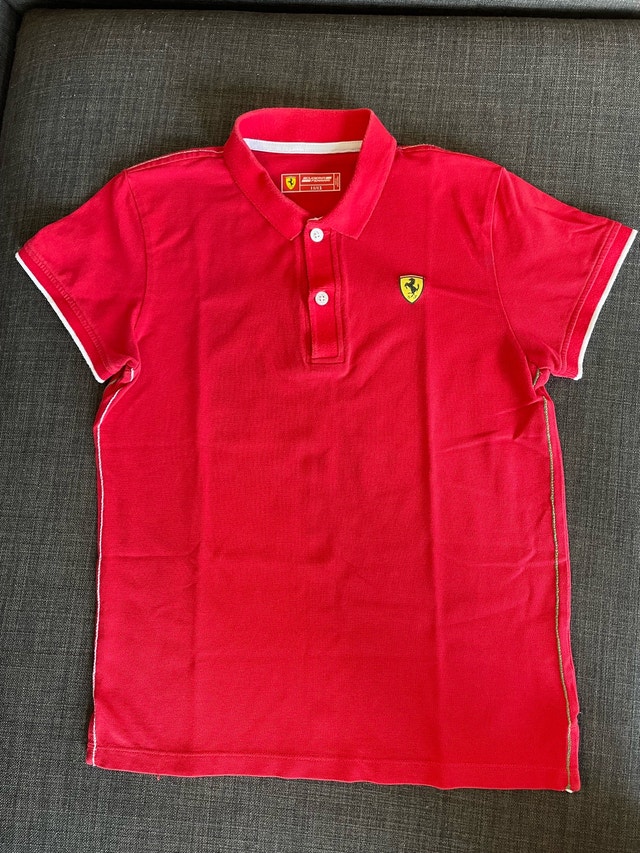 2 Ferrari Polos Size 11/12Y - photo 5