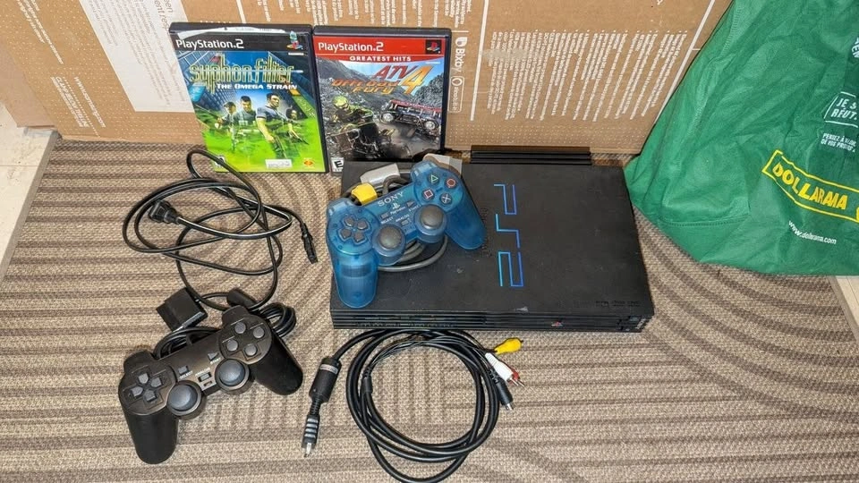 Sony Playstation 2 Fat with Ethernet & HDD Adapter - photo 3